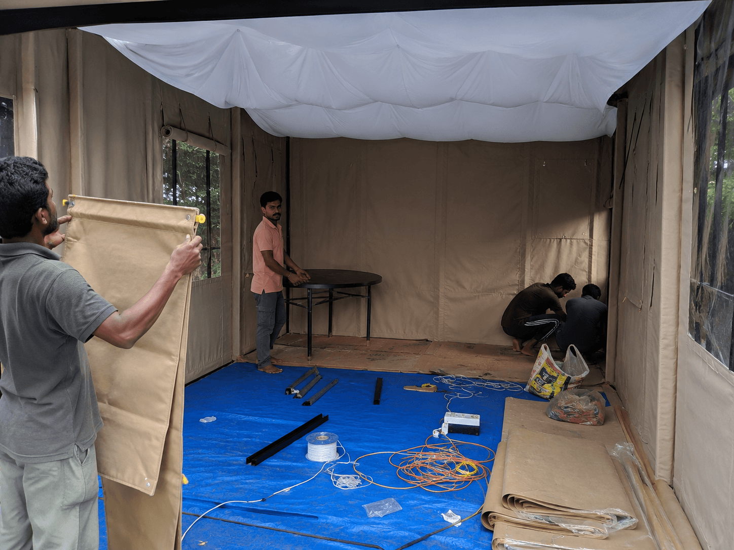 ZPODZ interior being completed